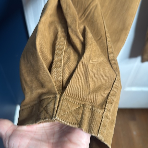 Banana Republic High-Rise Cargo Pant in Camel W1126 Sz 10 - Picture 3 of 9
